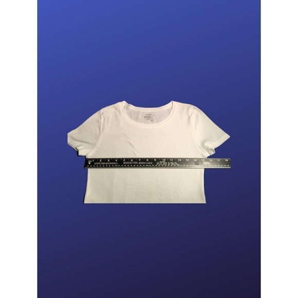 OLD NAVY 100% Cotton Short Sleeve Tee, LOT of 2, WHITE, Size Small, NWOT - Picture 4 of 10